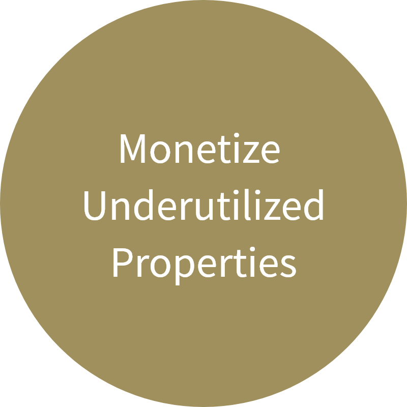 Monetize Underutilized Properties